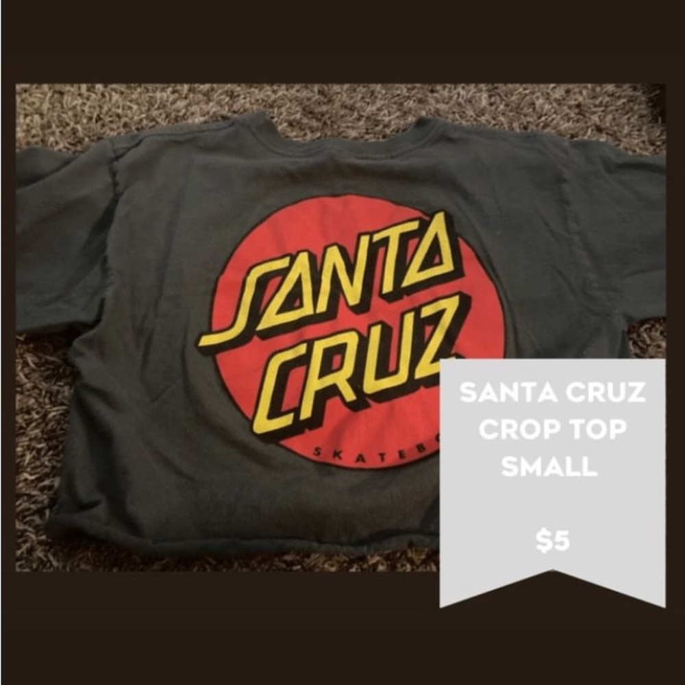 Santa Cruz crop top